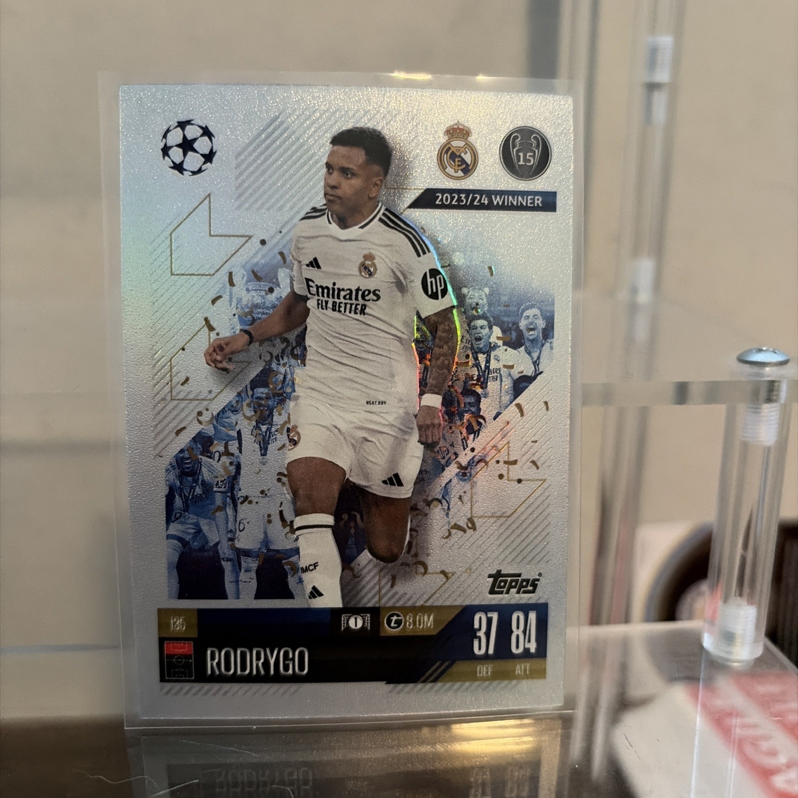 Topps Match Attax 2023/24 – Rodrygo – Real Madrid – 2023/24 Winner Parallel