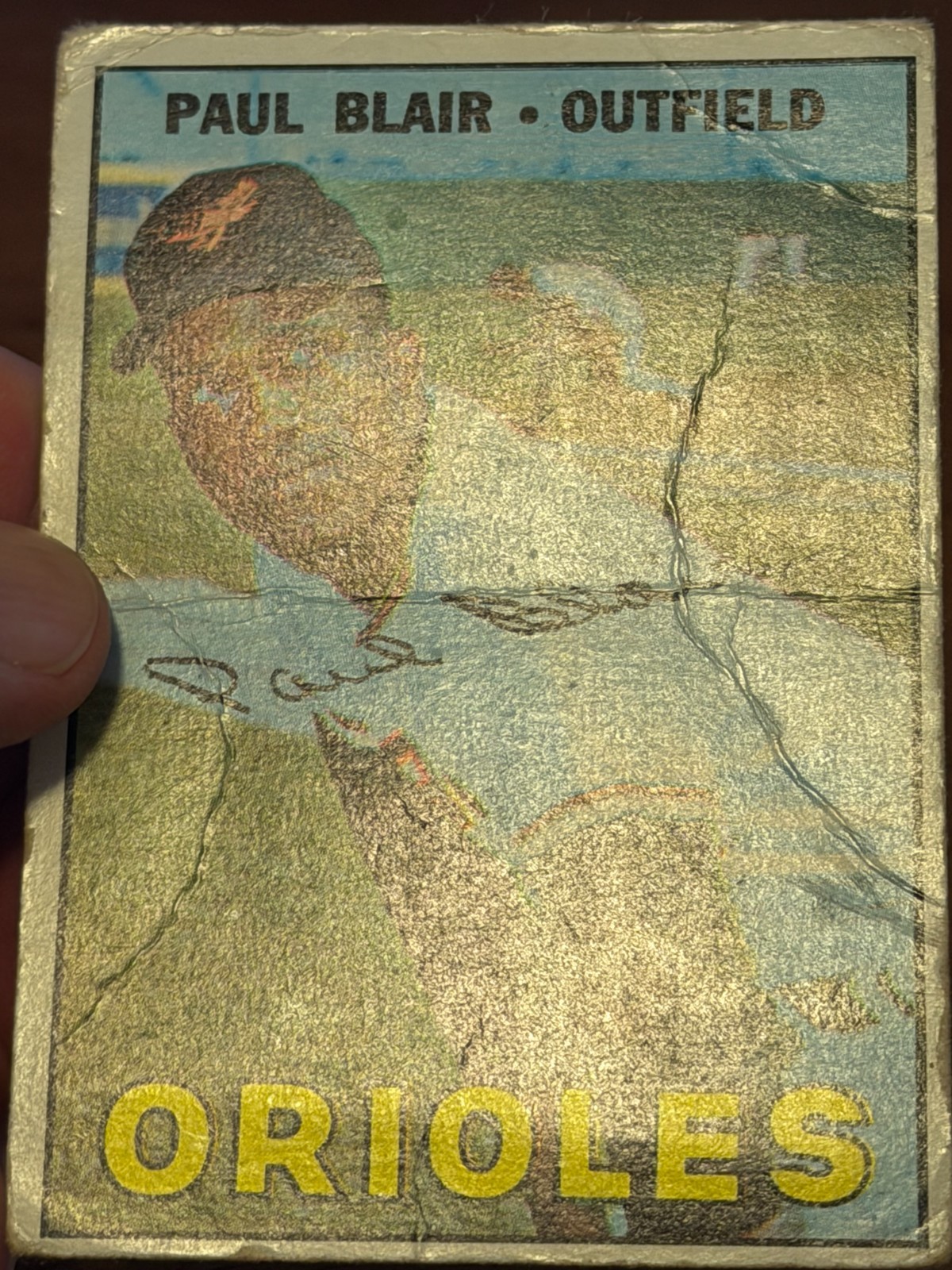 1967 Topps Paul Blair #319 (FAIR) (See description)