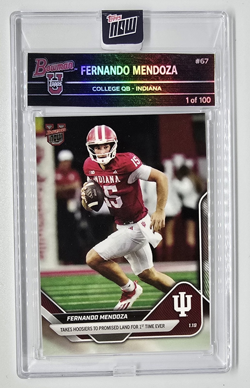 2026 Topps Bowman U (Sealed) Fernando Mendoza RC ( LIMITED EDITION ONLY 100)