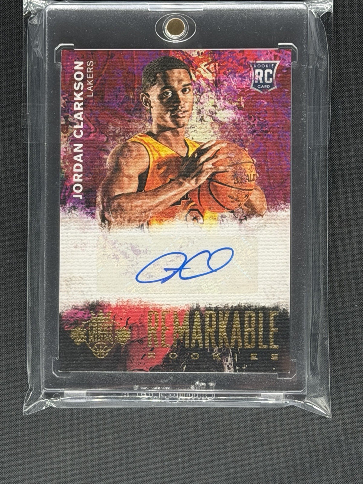 Jordan Clarkson 2014-15 Court Kings Remarkable Rookies Signatures AUTO #38 RC