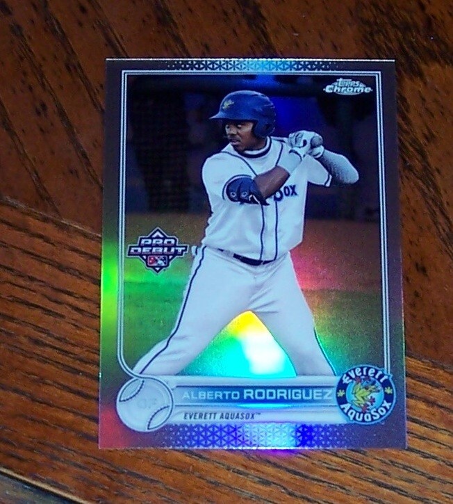 2022 Topps Pro Debut Chrome Alberto Rodriguez Refractor 15/99 PDC-183