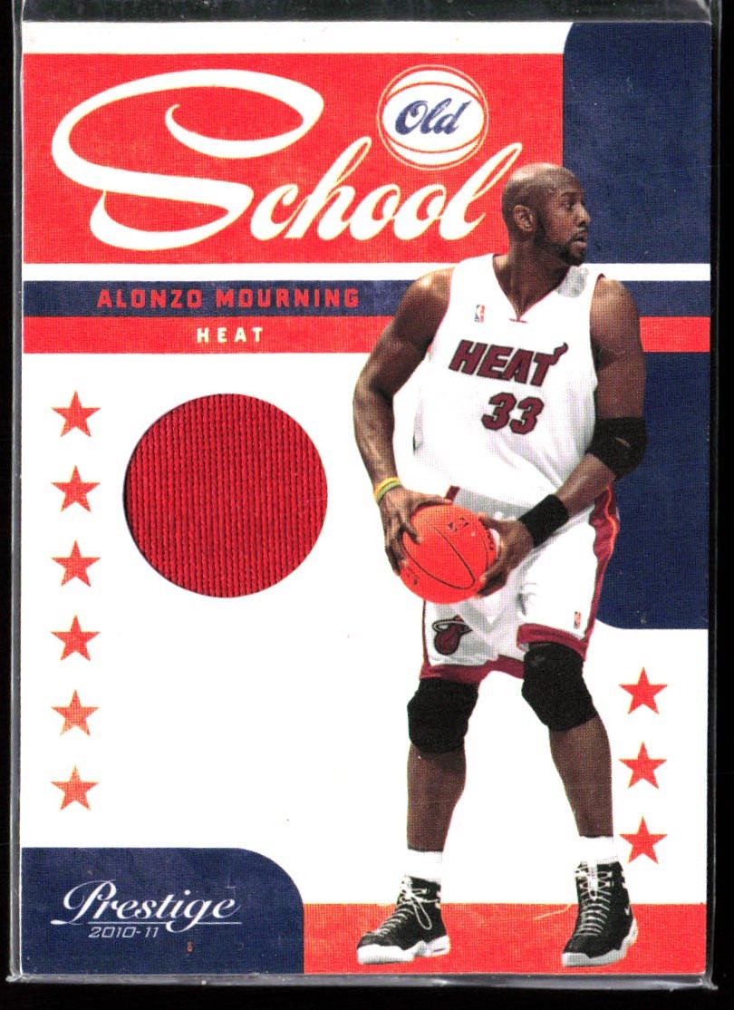 2010 Panini Prestige Alonzo Mourning #PATCH /249 Game Worn Jersey – Rare