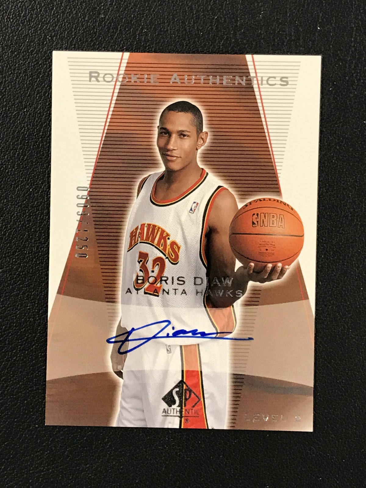 2003-04 SP Authentic #165 Boris Diaw /1250 Atlanta Hawks