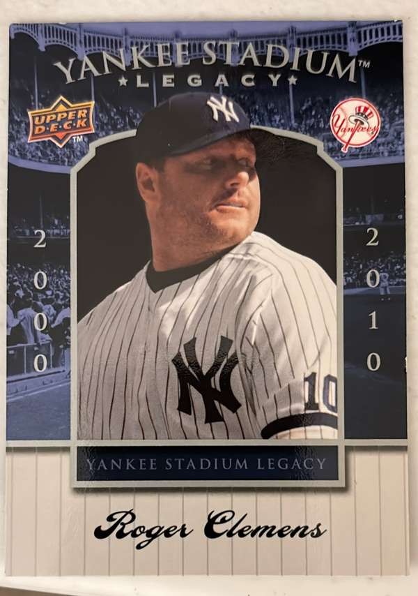 2008 Upper Deck Yankee Stadium Box Set #90 Roger Clemens