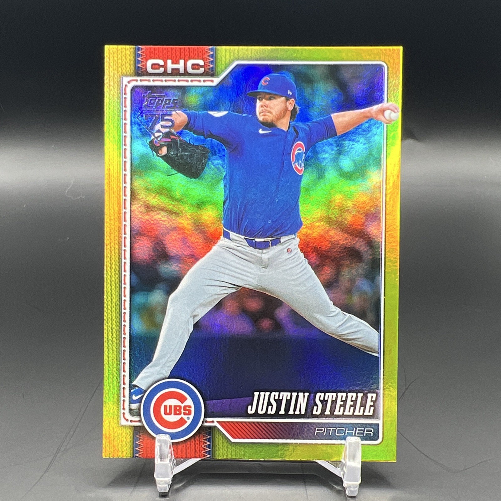 Justin Steele 2026 Topps Series 2 #486 Chicago Cubs Yellow /399