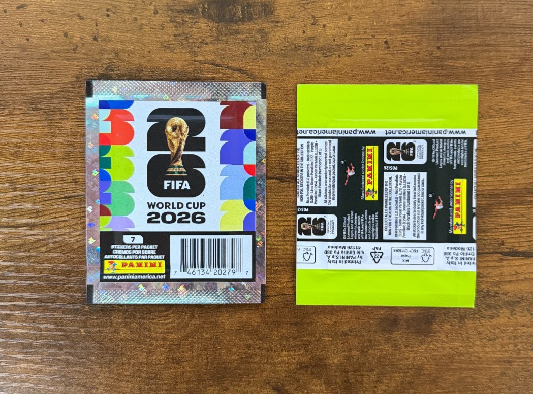 1x Sealed Pack (7 Stickers) 2026 Panini World Cup Fifa World Cup Green Exclusive