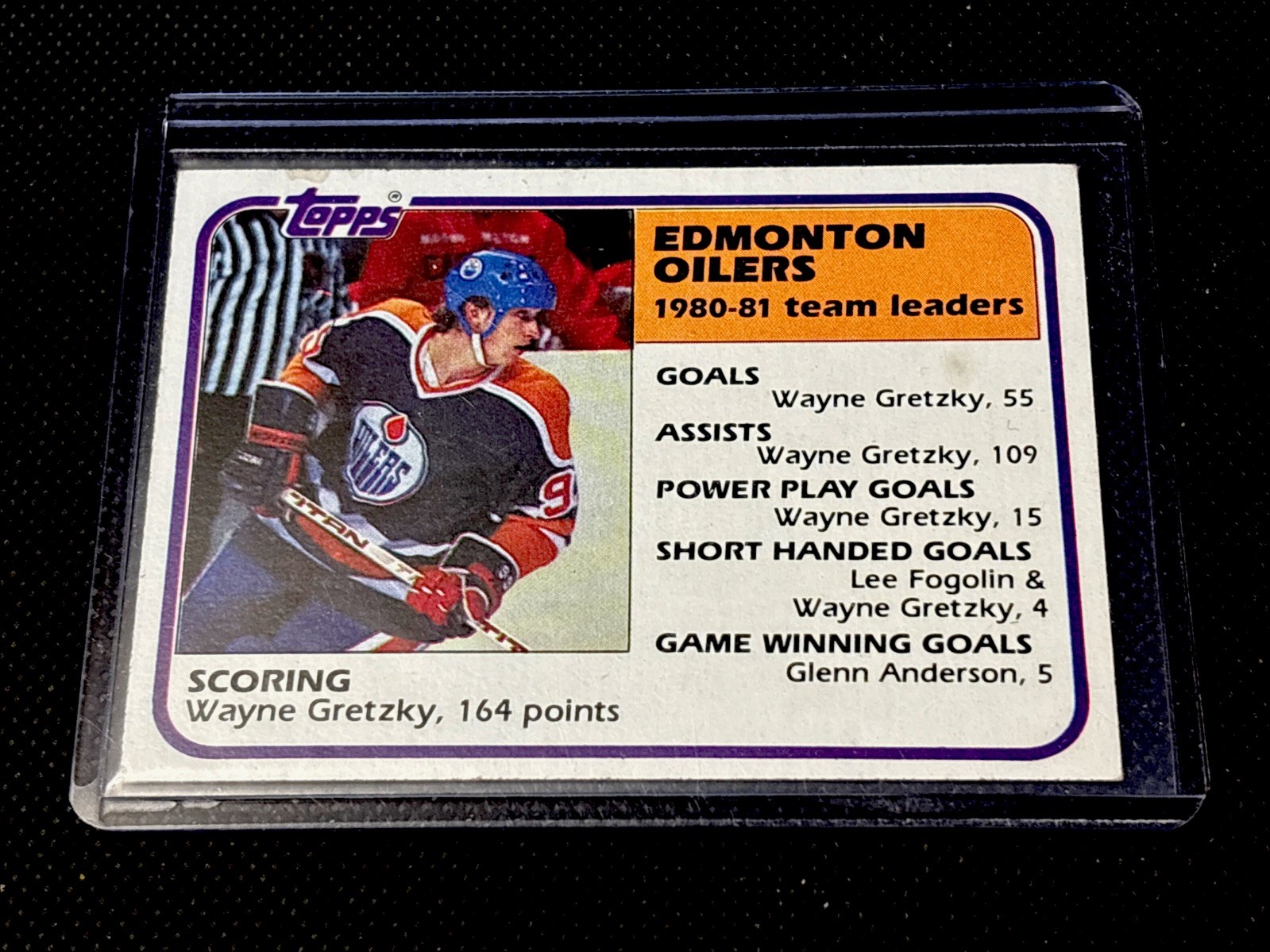1981-82 Topps #52 WAYNE GRETZKY Oilers GOAT-See My Other GRETZKY OPC TOPPS Cards
