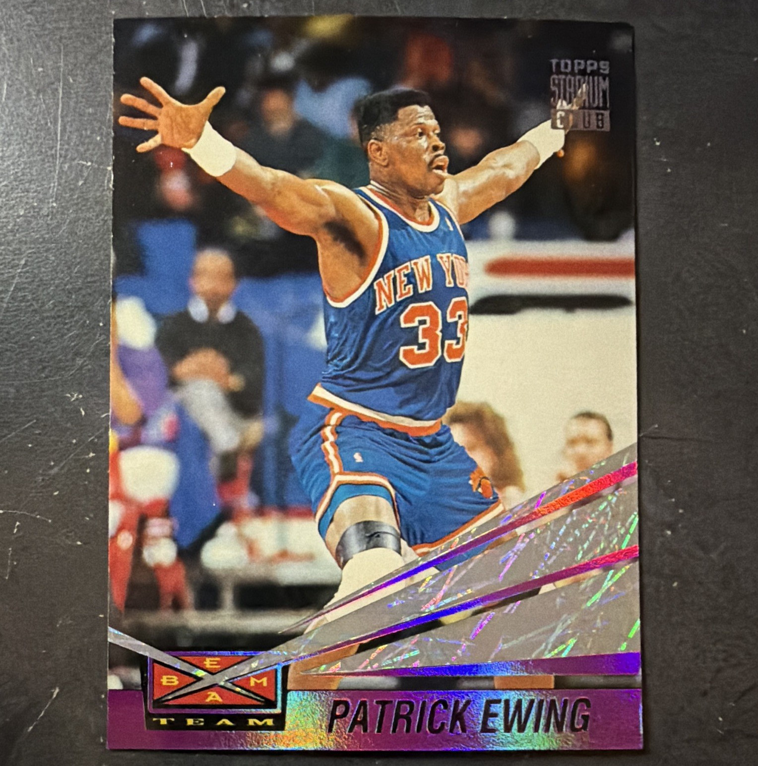 Topps Stadium Club Beam Team Patrick Ewing(New York Knicks) #3 1993-94
