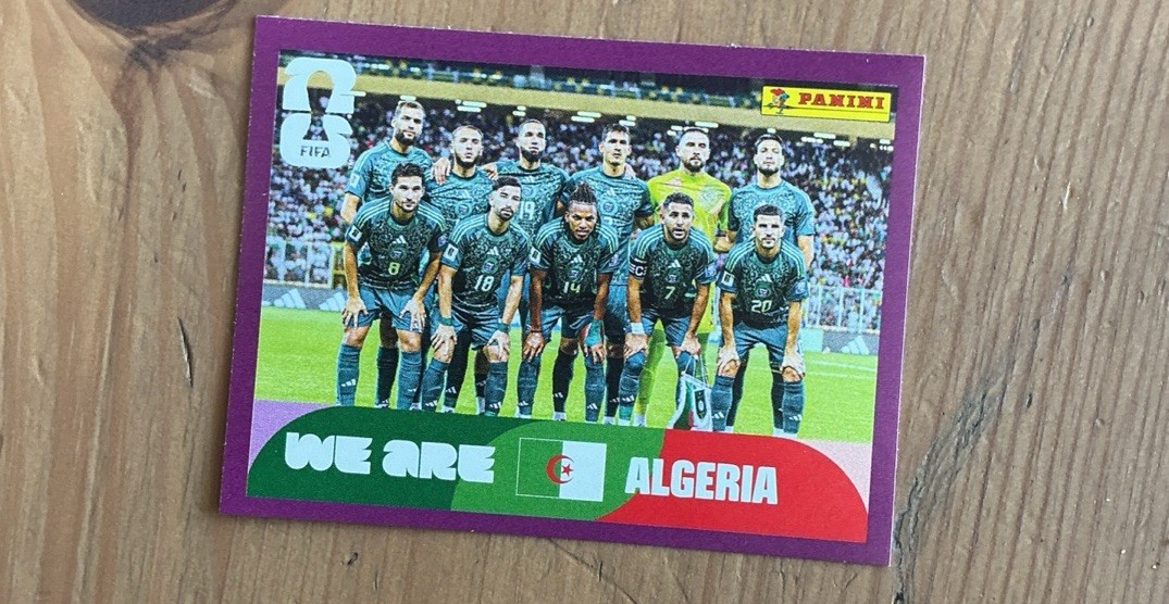 Panini 2026 World Cup Sticker- Algeria Purple Parallel- ALG 13
