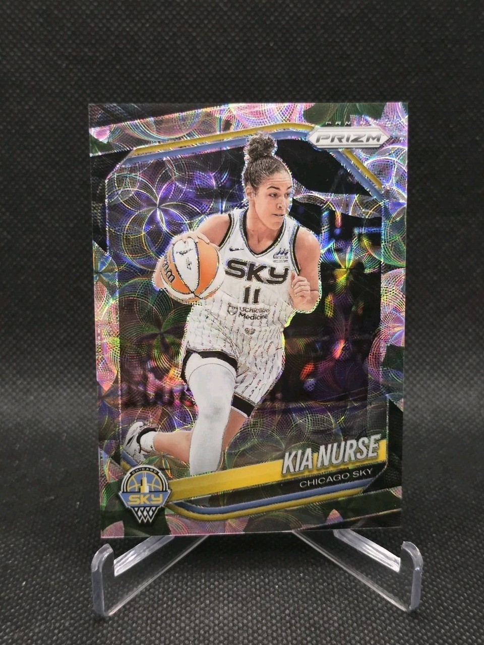 2025 Panini Prizm WNBA #24 Kia Nurse FOTL Lotus Flower Prizm /3