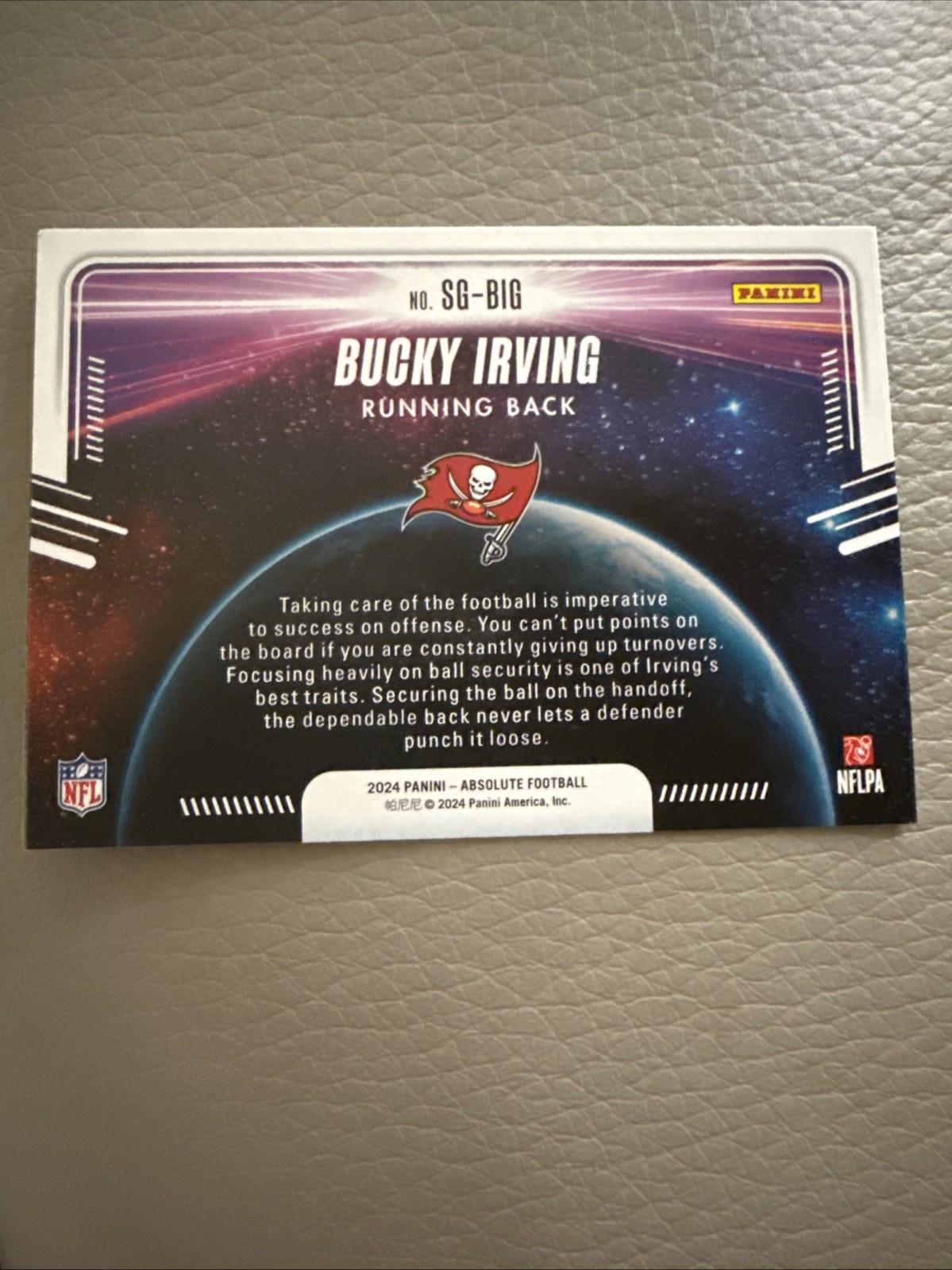 2024 Panini Absolute – Star Gazing Bucky Irving #SG-BIG (RC)