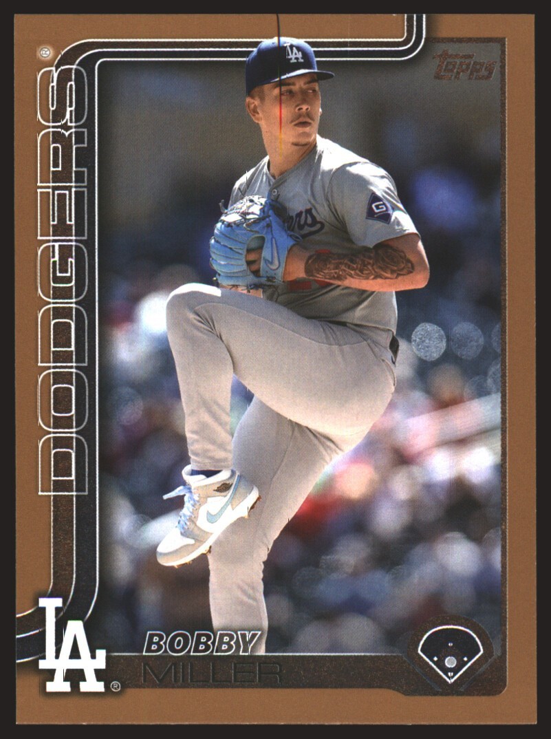 2025 Topps #652 Bobby Miller Gold Parallel /2025