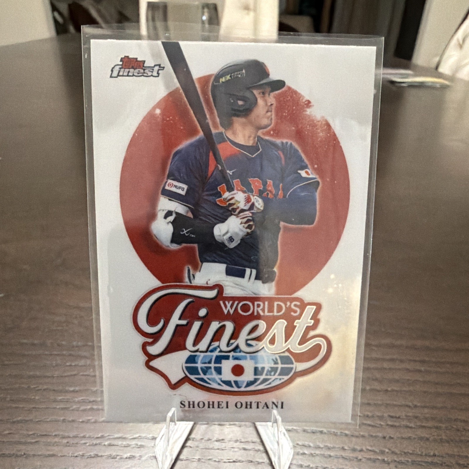 TOPPS FINEST WORLD’S FINEST 2026 SHOHEI OHTANI JAPAN INSERT #WF-22