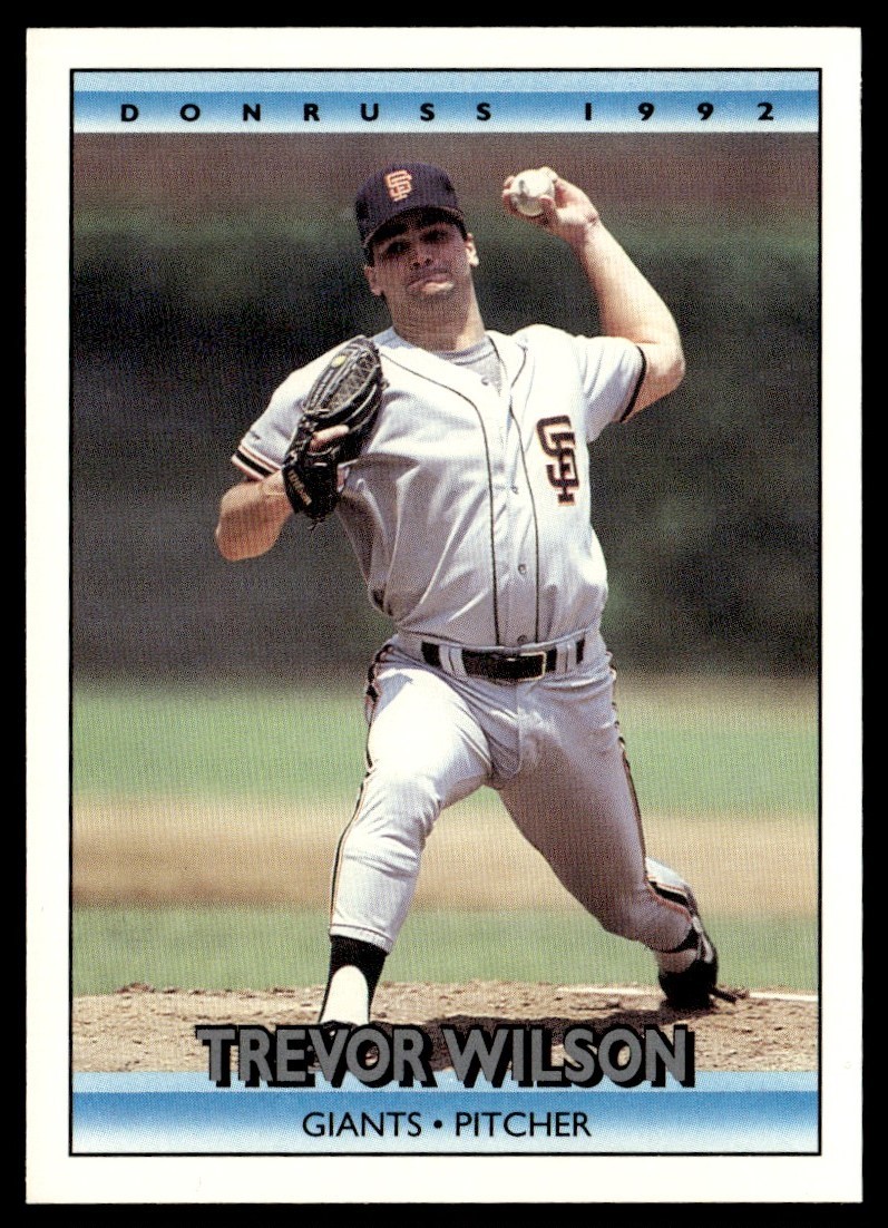 1992 Donruss Trevor Wilson San Francisco Giants #575