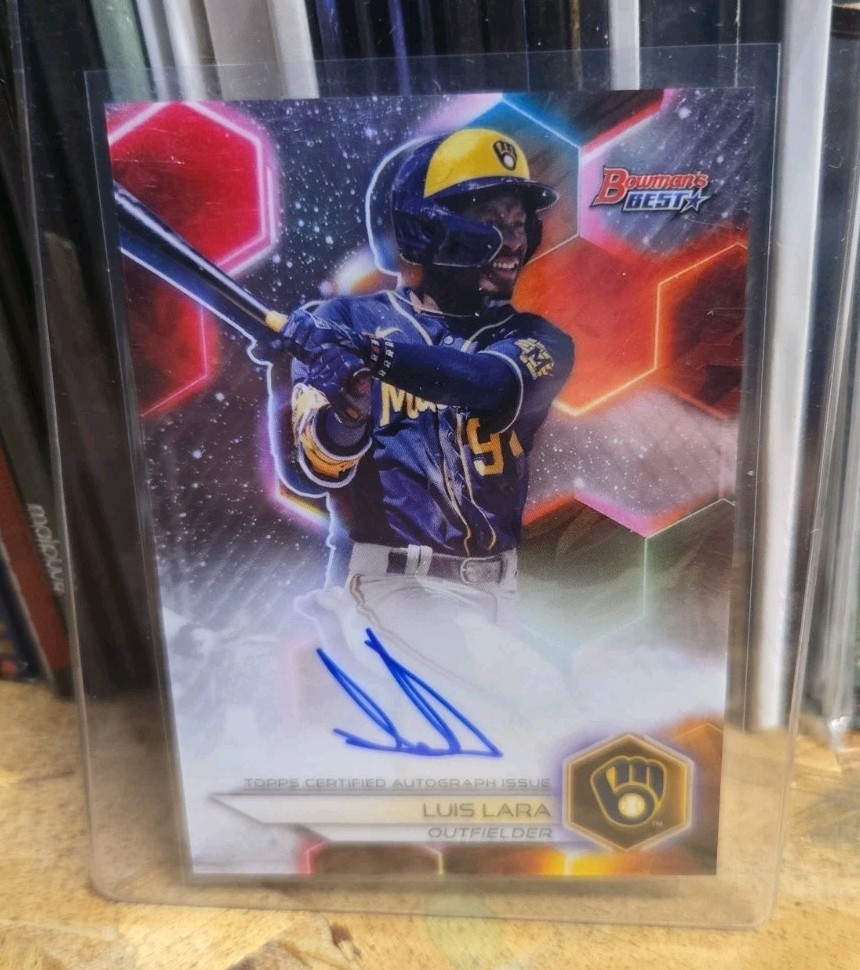 2023 Bowman’s Best – Best of 2023 Autographs Luis Lara #B23-LL (AU, RC)