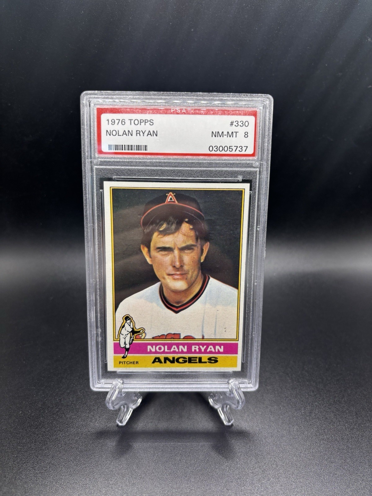 1976 Topps Nolan Ryan #330 PSA 8 FANTASTIC EYE APPEAL!