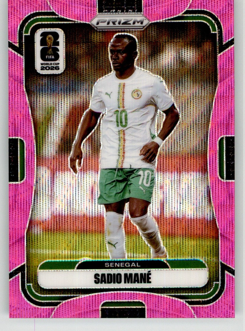 Sadio Mane 2026 Panini Prizm FIFA World Cup Pink Wave 406 #/45 Senegal