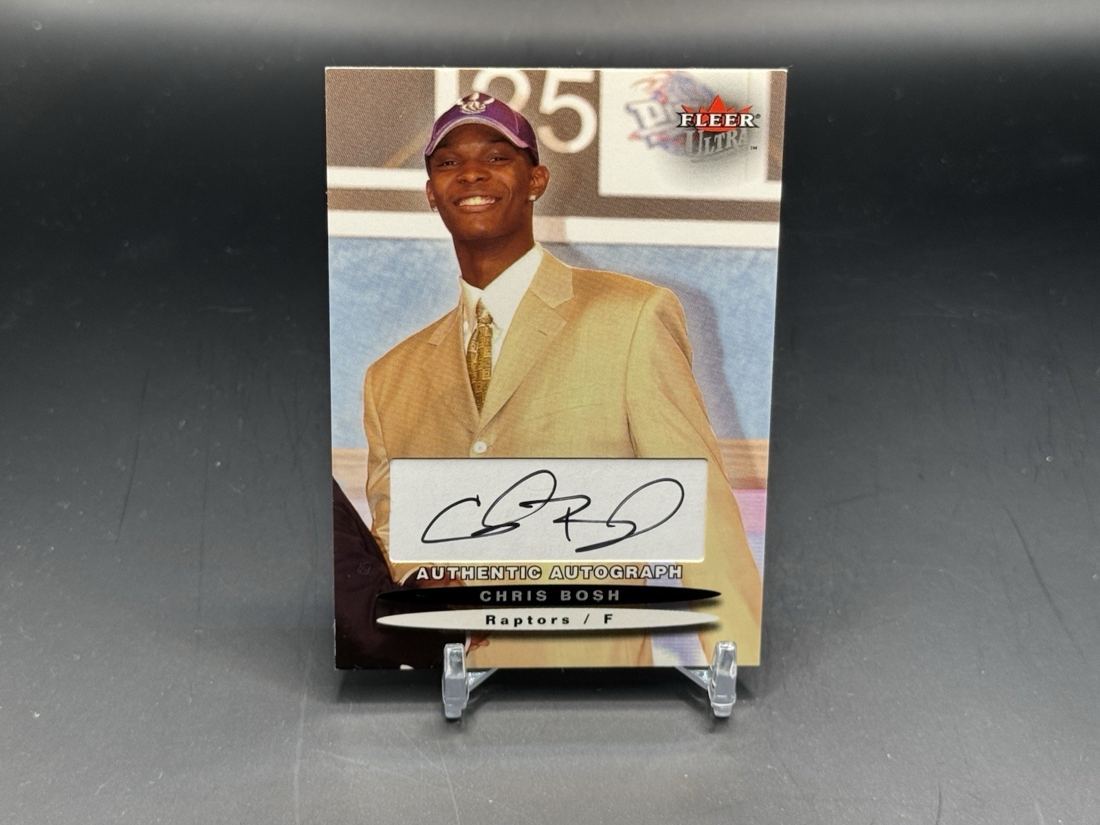 2003-04 Fleer Ultra Chris Bosh Rookie Auto /350 Raptors