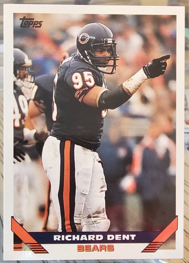 1993 Topps Richard Dent #601 Chicago Bears