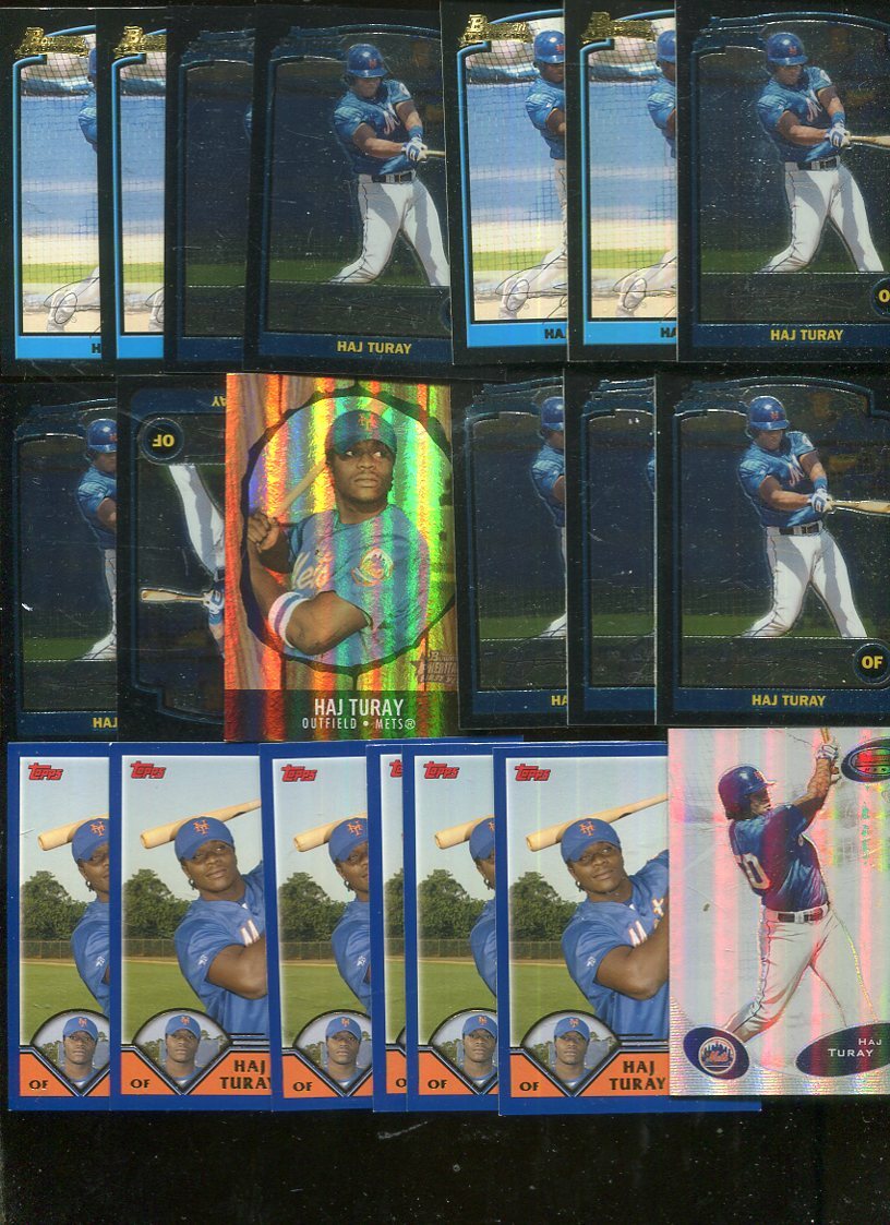 HAJ TURAY BULK LOT OF 20 BASEBALL CARDS PORTLAND OREGON
