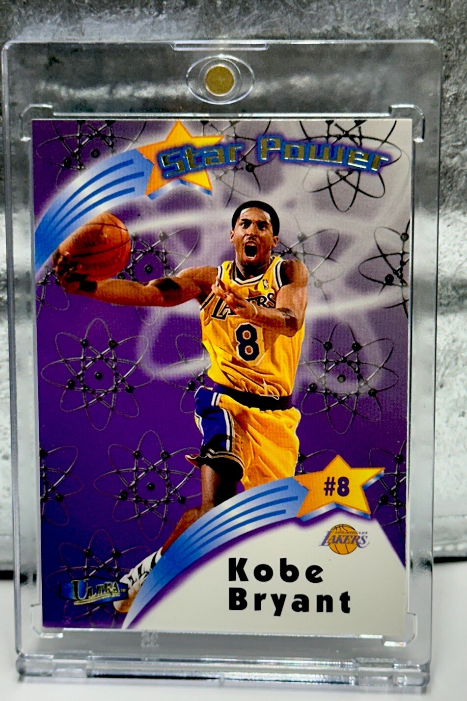 KOBE BRYANT CARD FLEER ULTRA CHROME FOIL SP INSERT RARE FLEER LAKERS JERSEY #8