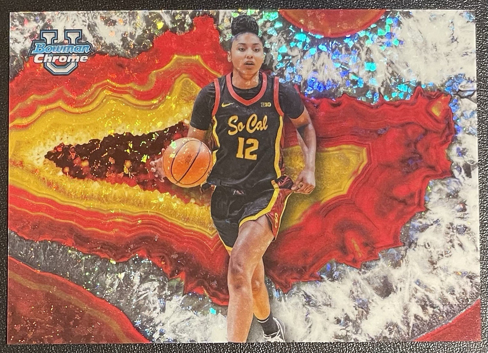 2025-26 Bowman U Chrome Juju Watkins Crystalized Case Hit SSP #CNL-4 (RC)