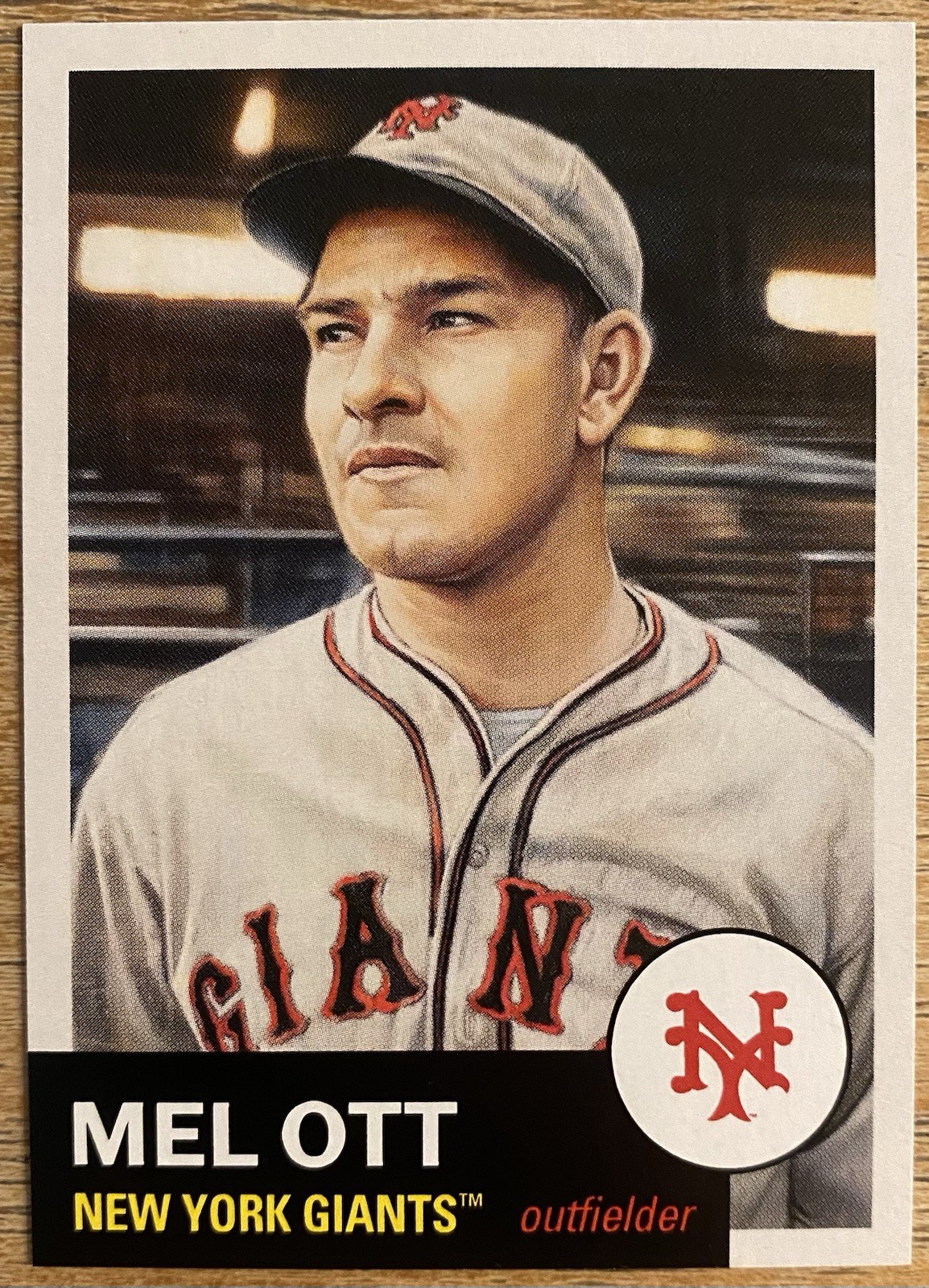 2025 Topps Living Set #893 Mel Ott New York Giants HOF