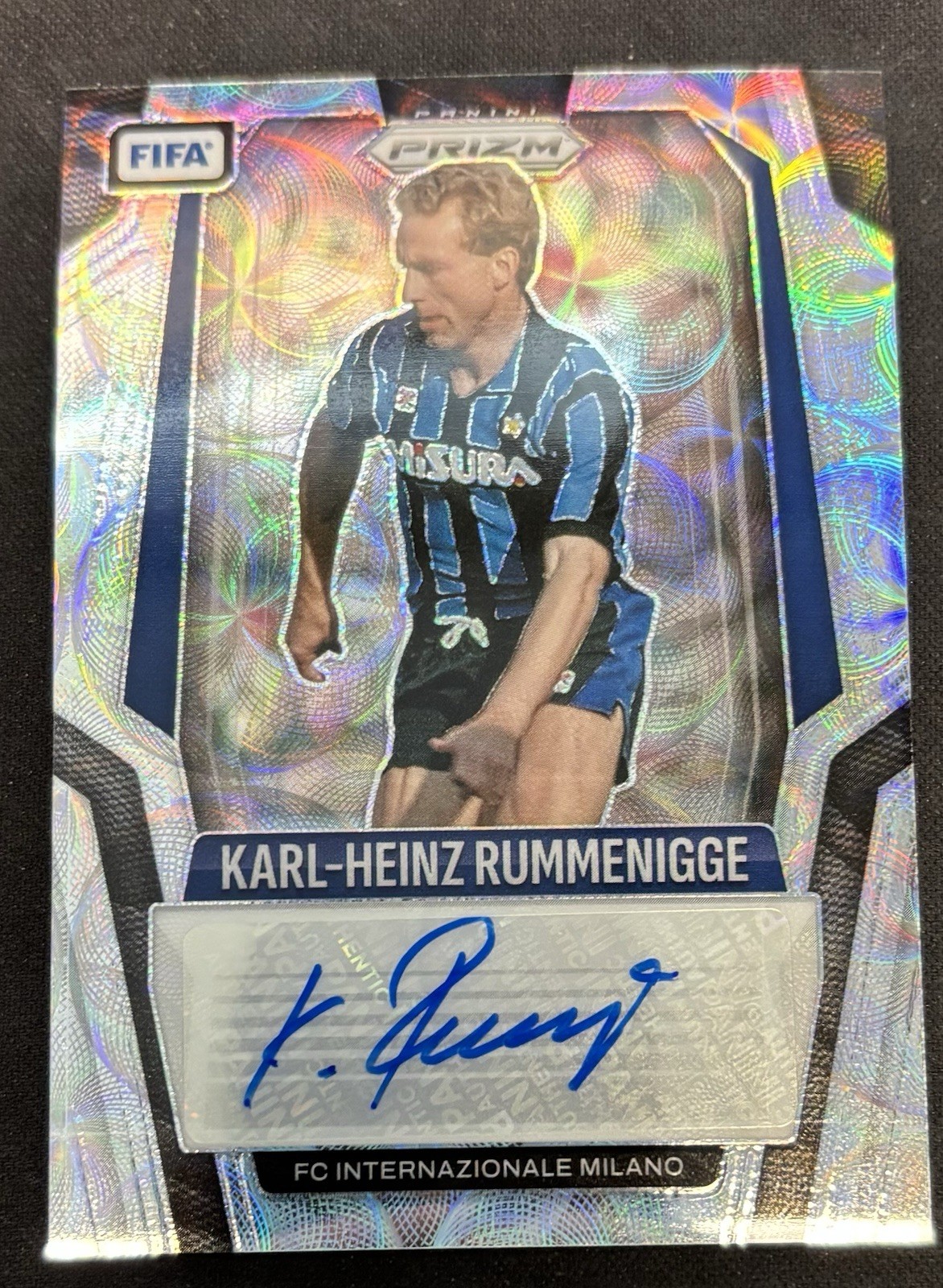 Karl-Heinz Rummenigge 2025-26 Panini Prizm FIFA Signatures Auto Scope