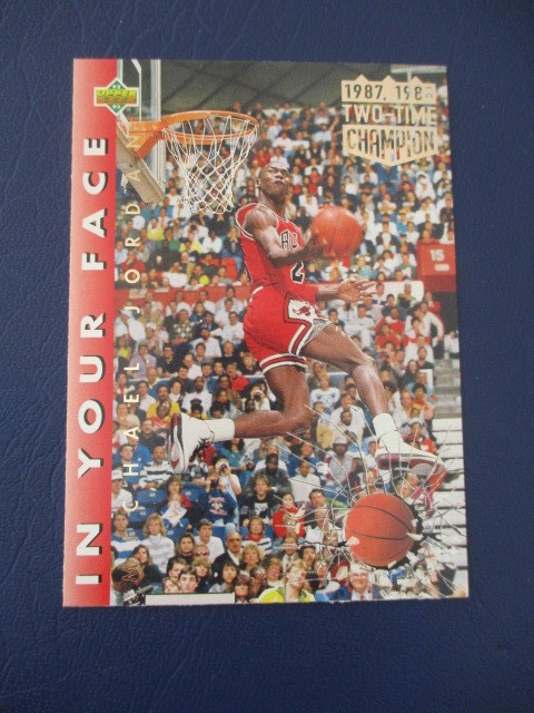 1992-93 Upper Deck In Your Face Michael Jordan #453 Chicago Bulls