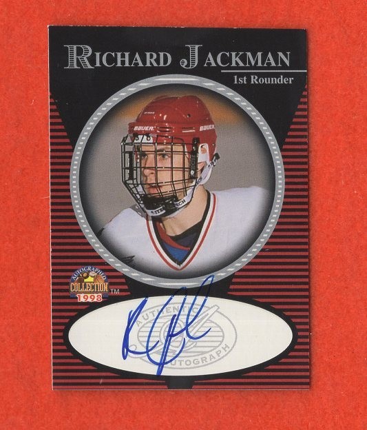 1997 Score Board Richard Jackman 1ST ROUNDER AUTOGRAPH Card FREE SHIPPING