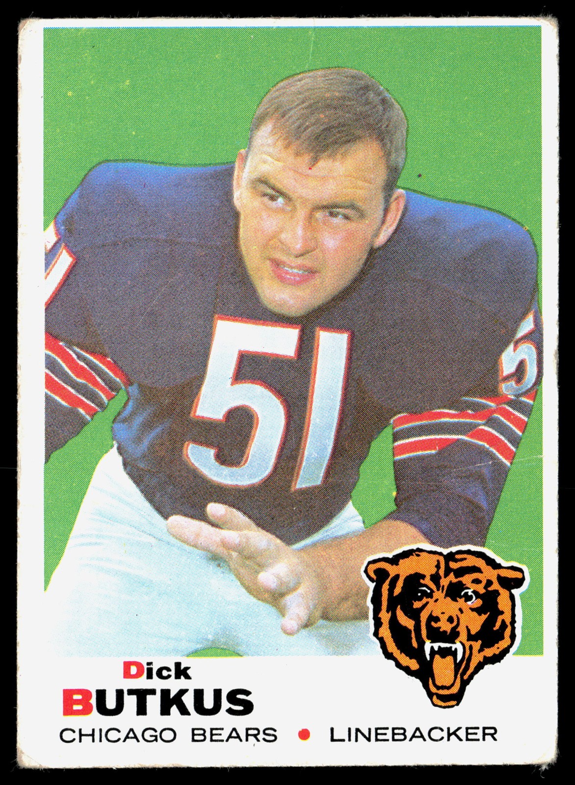 Dick Butkus 1969 Topps #139