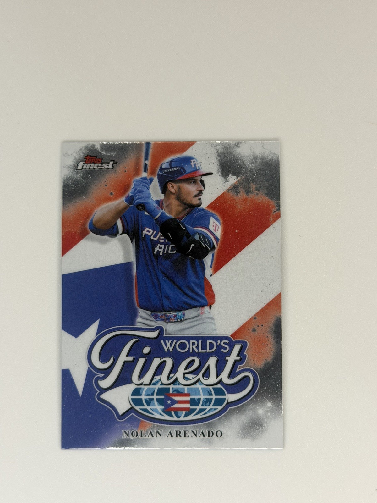 2026 Topps Finest Baseball FDI Nolan Arenado Worlds Finest Puerto Rico WF-29