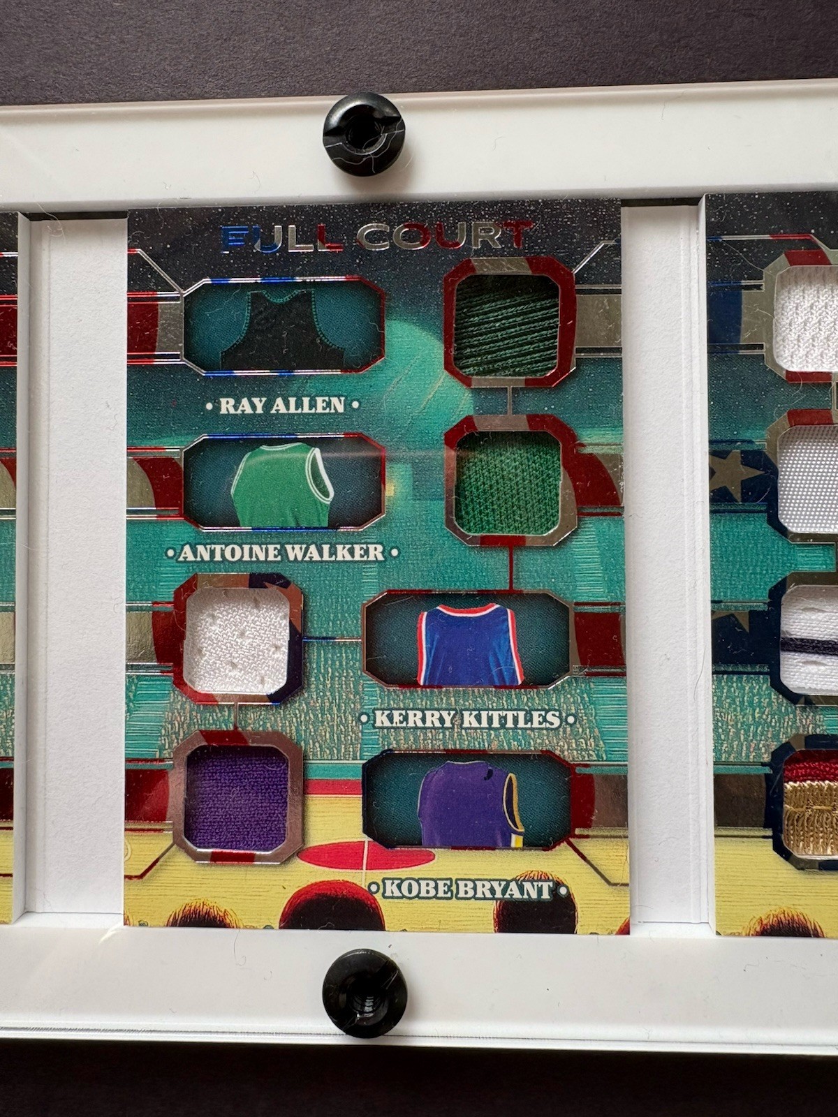 12 Player Game Used Relic Booklet Leaf Glory Of The Game Kobe Nash Iverson /5