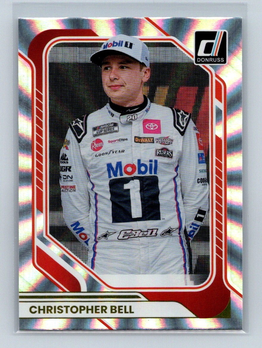 2026 Donruss Racing Laser #40 Christopher Bell NASCAR
