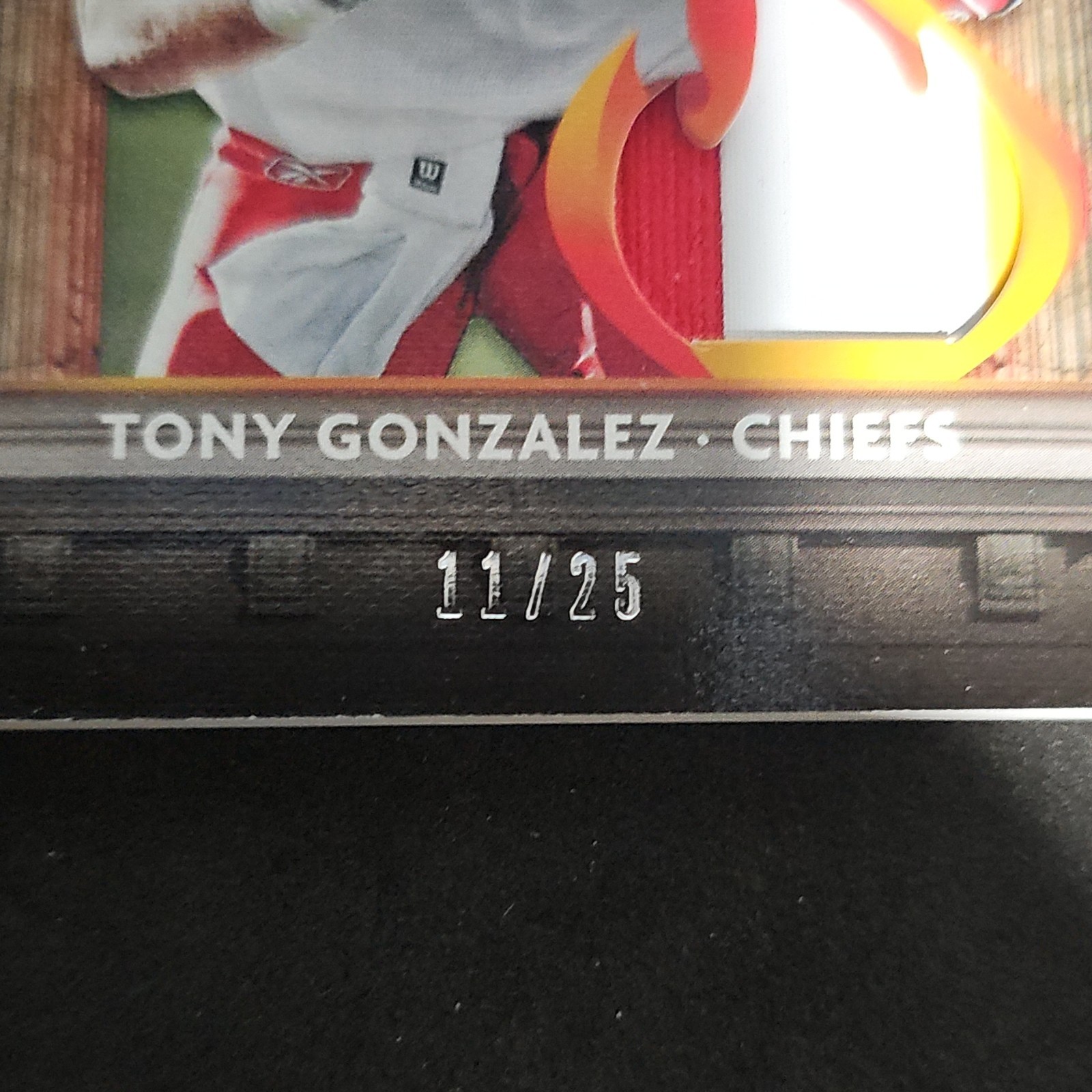 Panini Donruss 2020 Passing the Torch Kelce Gonzalez #14 Prime Jersey 11/25
