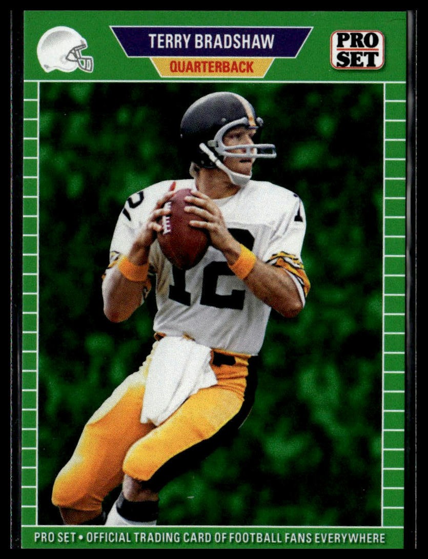 2024 Leaf Collective #R89B-249 Terry Bradshaw 1989 Pro Set Green