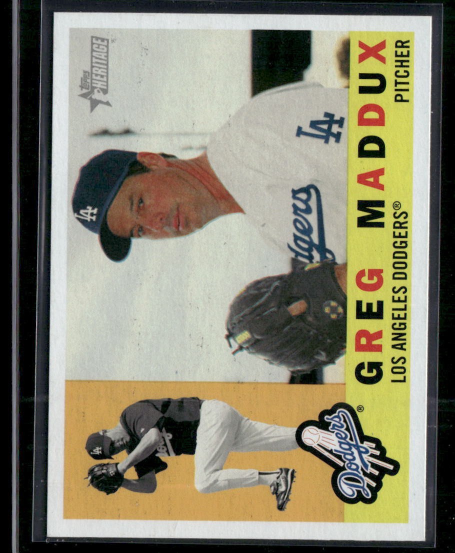 2009 Topps Heritage Greg Maddux #62