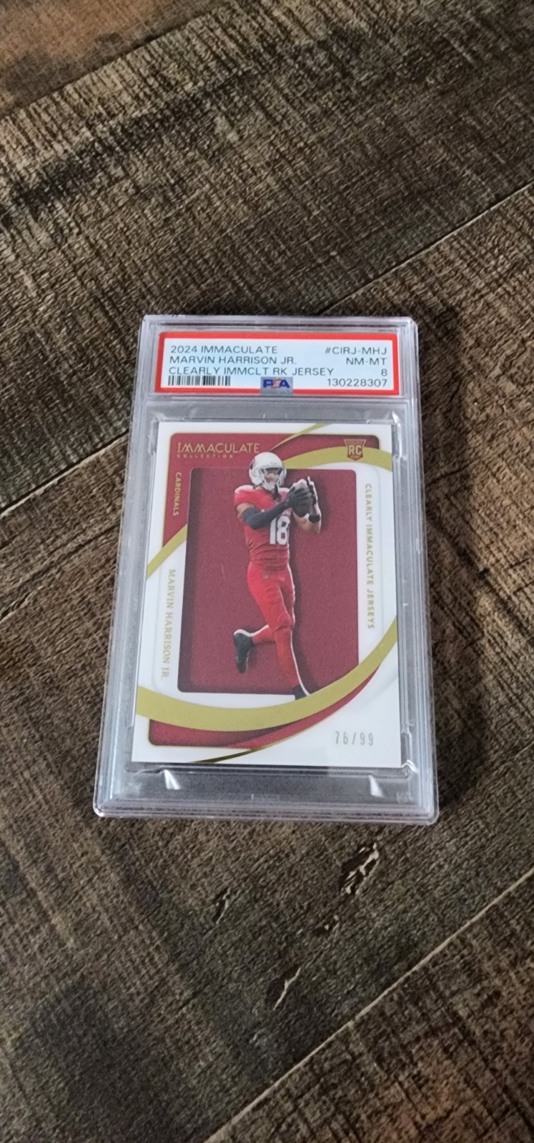 2024 Panini Immaculate Collection – Clearly Immaculate Rookie Jerseys Marvin…
