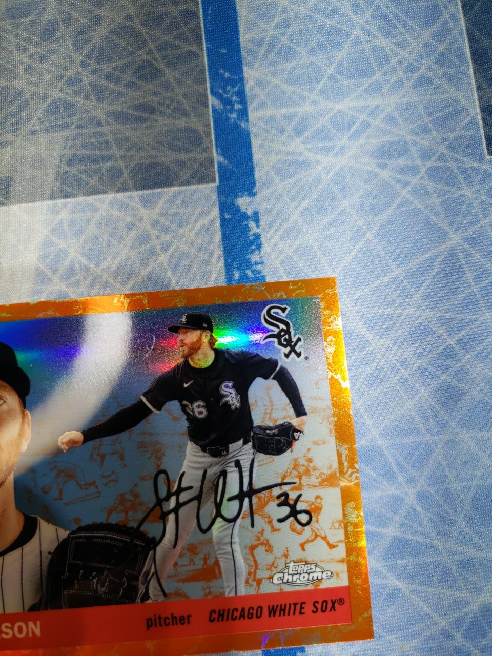 2025 Topps Platinum Steve Wilson #384 Orange Toile /25 Book End *SEE DESCRIPTION