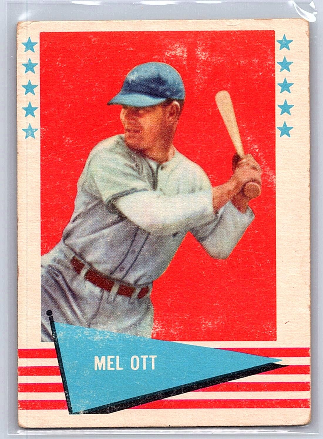 Mel Ott 1961 Fleer Baseball Greats (F418-3) 68