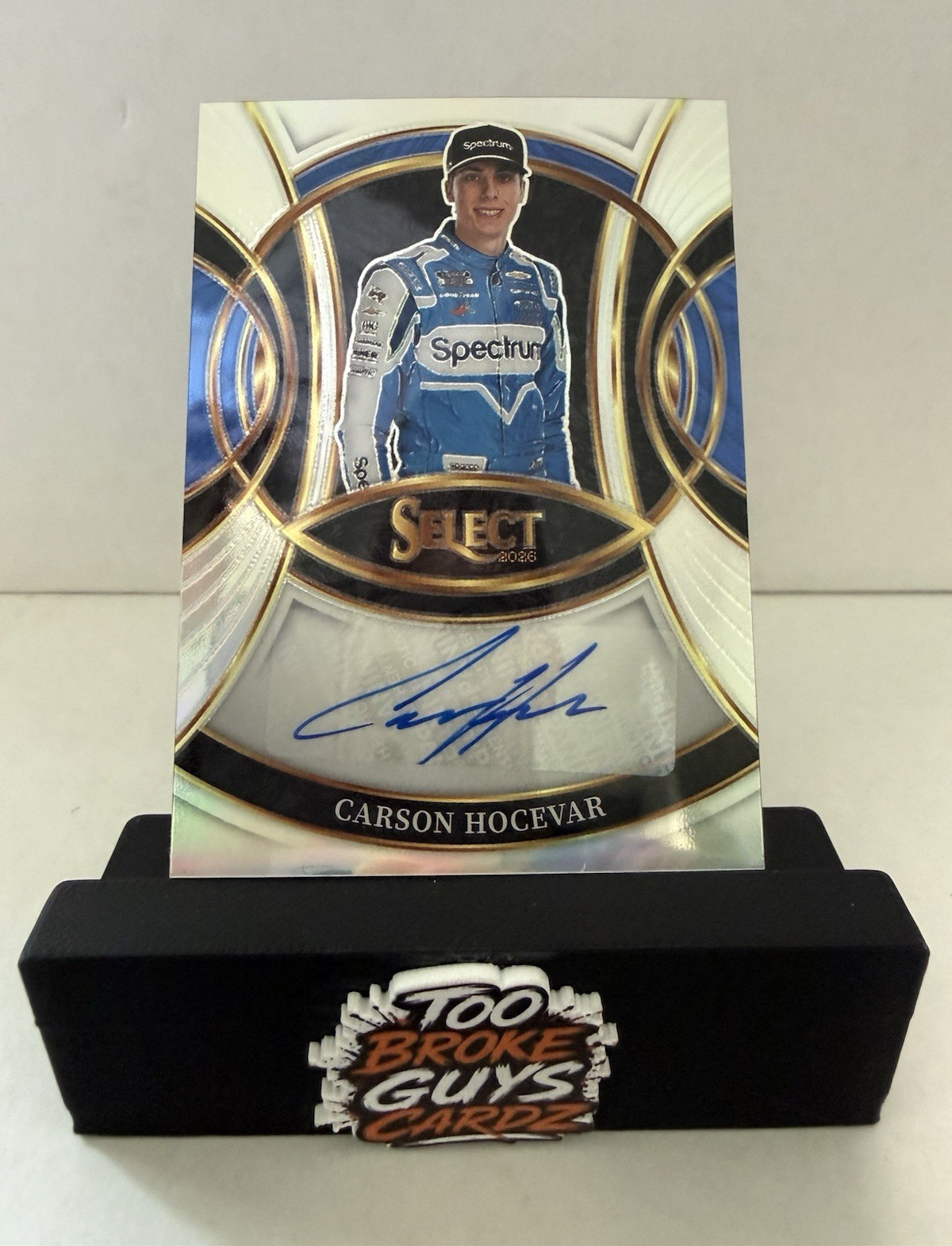 Panini Select 2024 Carson Hocevar Signatures Autograph S-CHV NASCAR