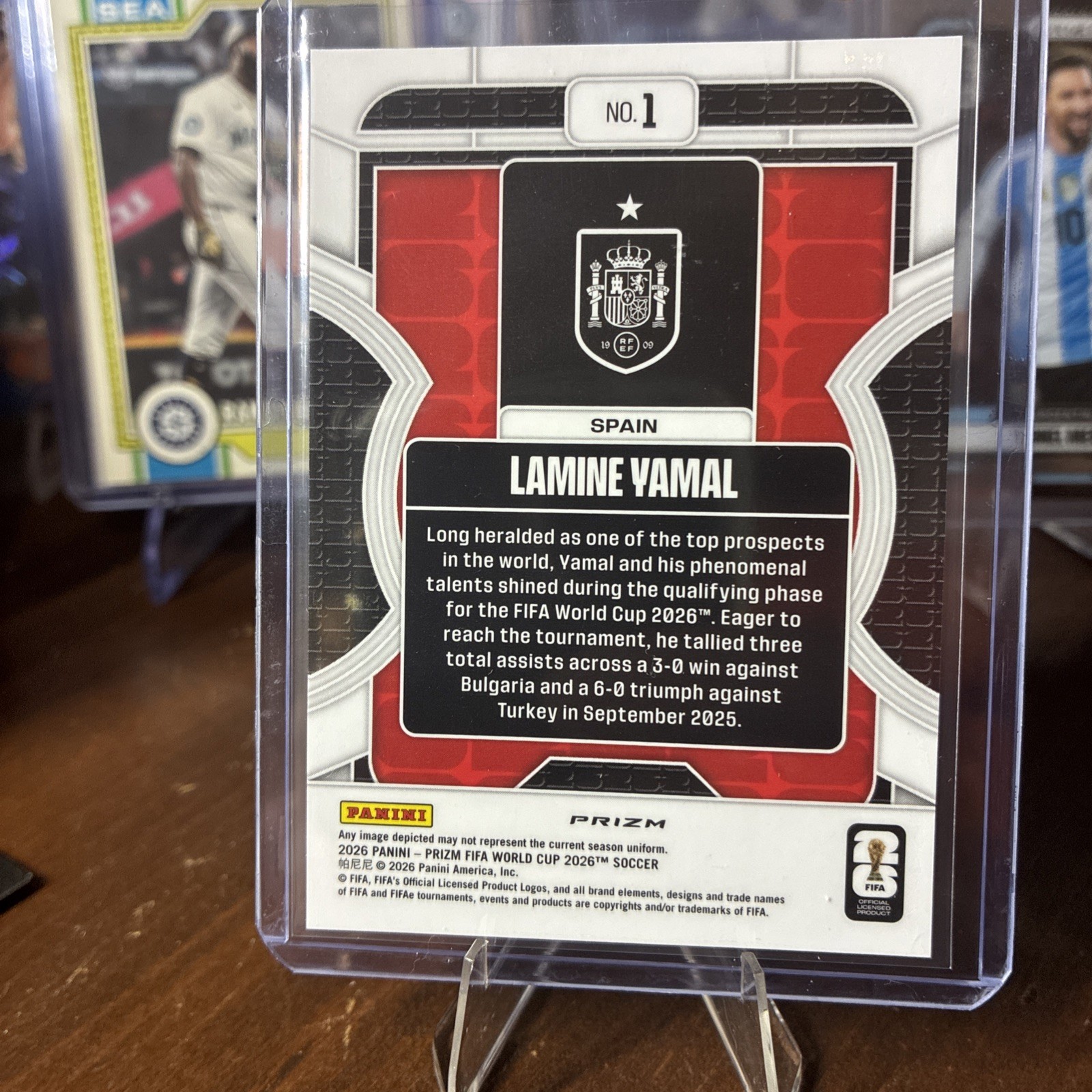 2026 FIFA World Cup Prizm Phenomenon Lamine Yamal Silver Prizm