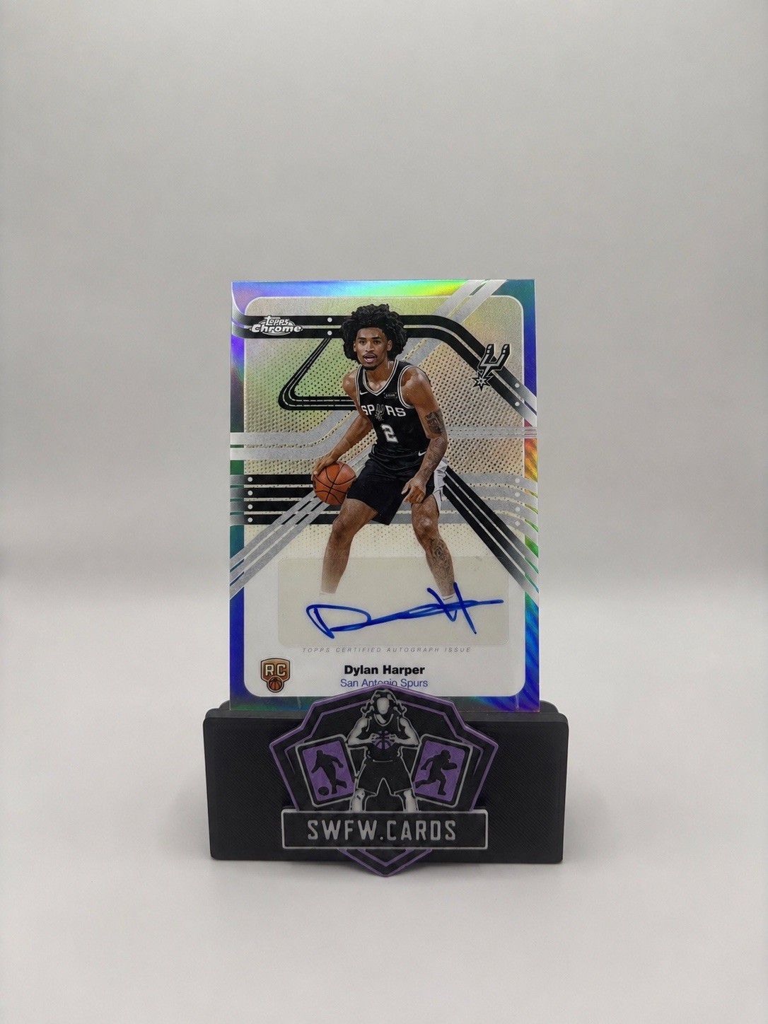 2025-26 Topps Chrome – Next Stop Signatures Dylan Harper Refractor Chase 🧡🔥⏳