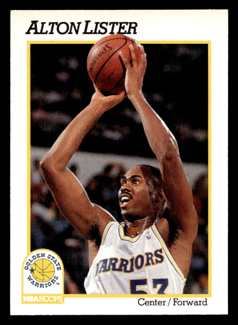 1991-92 NBA Hoops – Alton Lister #70 Basketball Sports Card Raw Trading Card