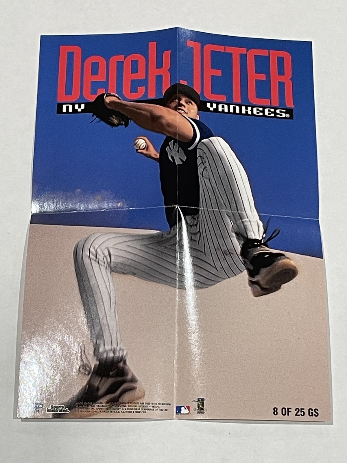 1998 Sports Illustrated Then & Now Baseball #8 GS – Derek Jeter – Yankees