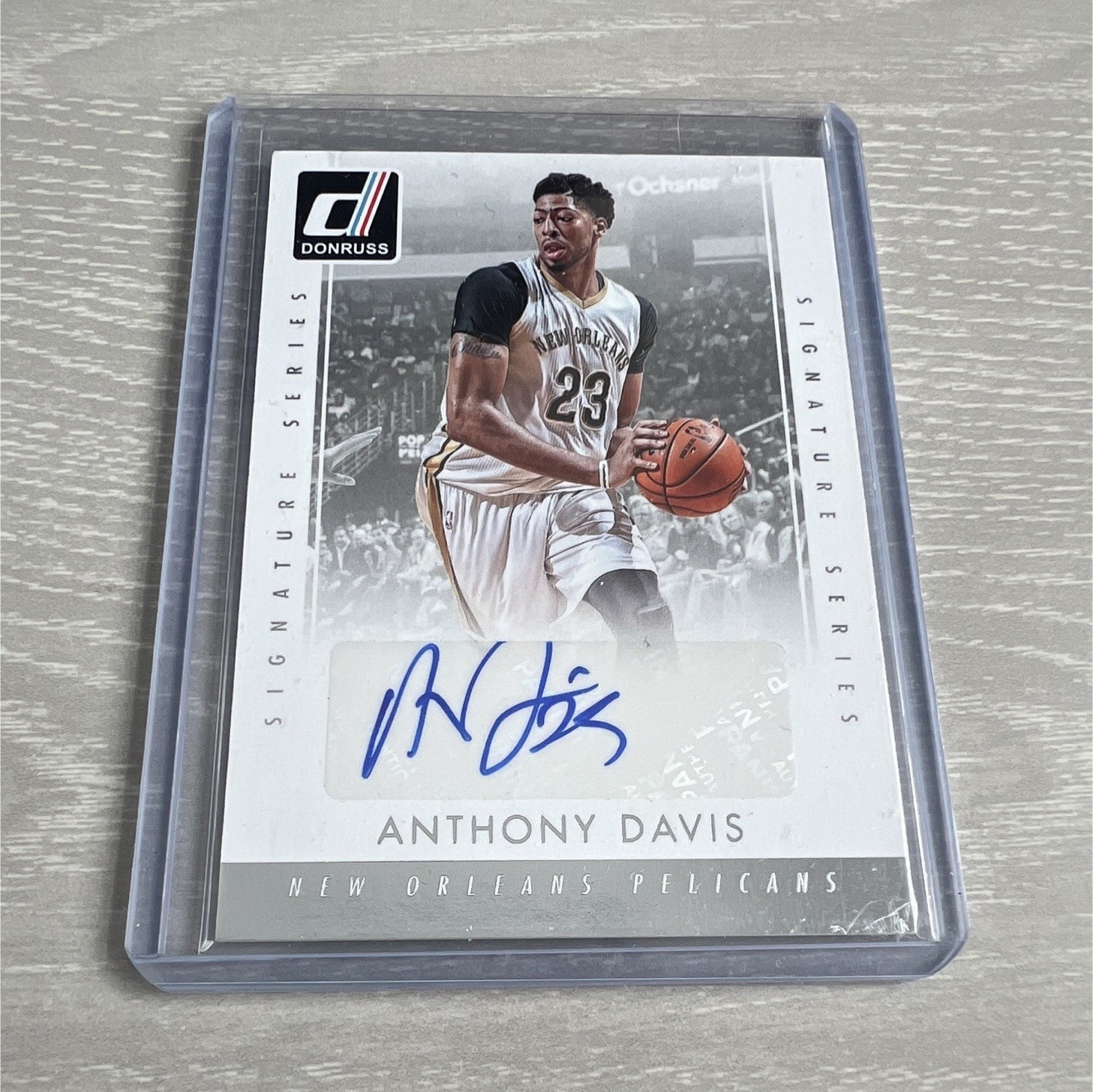 2015-16 Panini Donruss – Signature Series Anthony Davis #SS-AD (AU) Pelicans