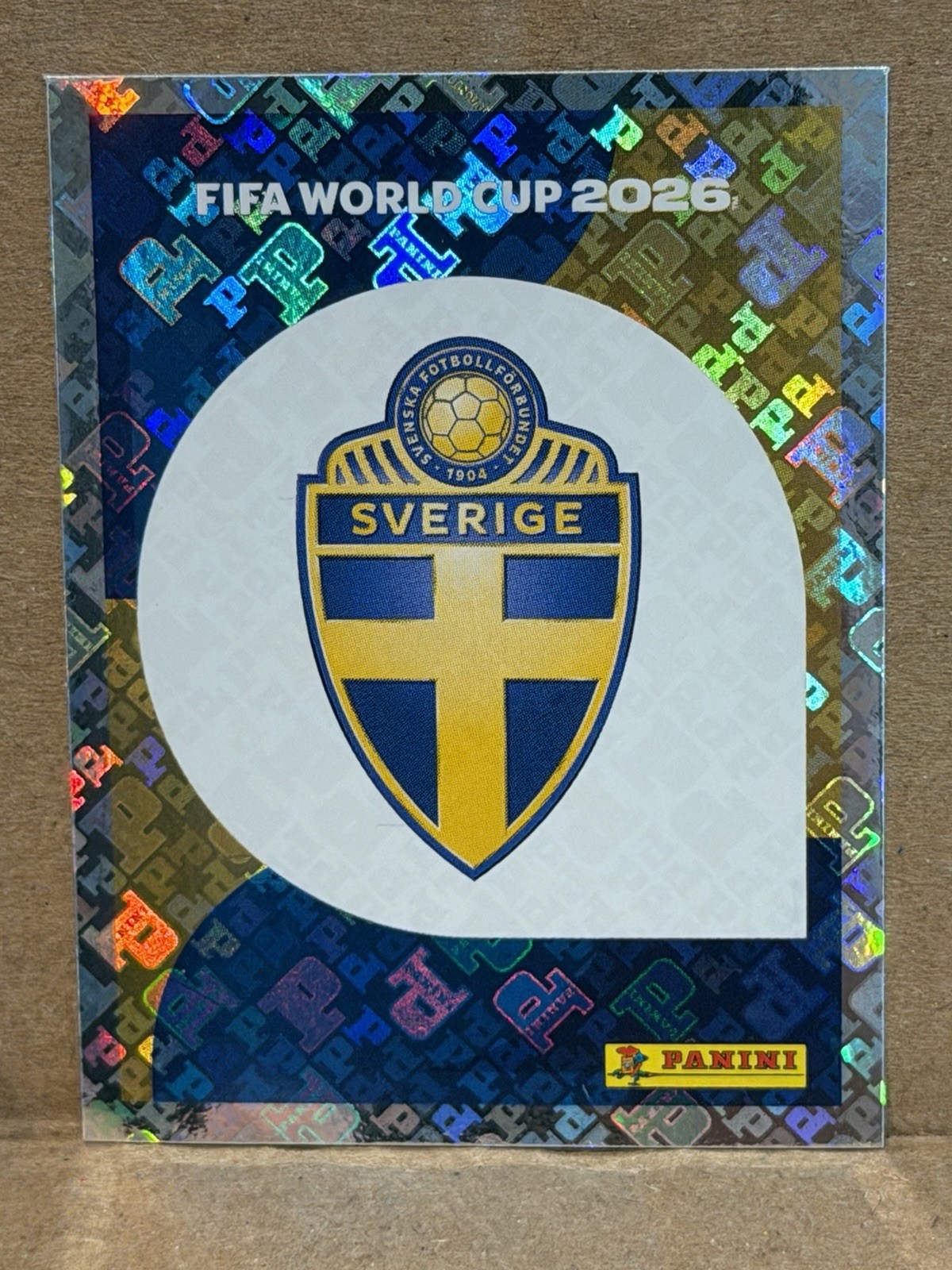 2026 Panini FIFA World Cup Sticker Sweden Team Logo #SWE 1 -US Edition