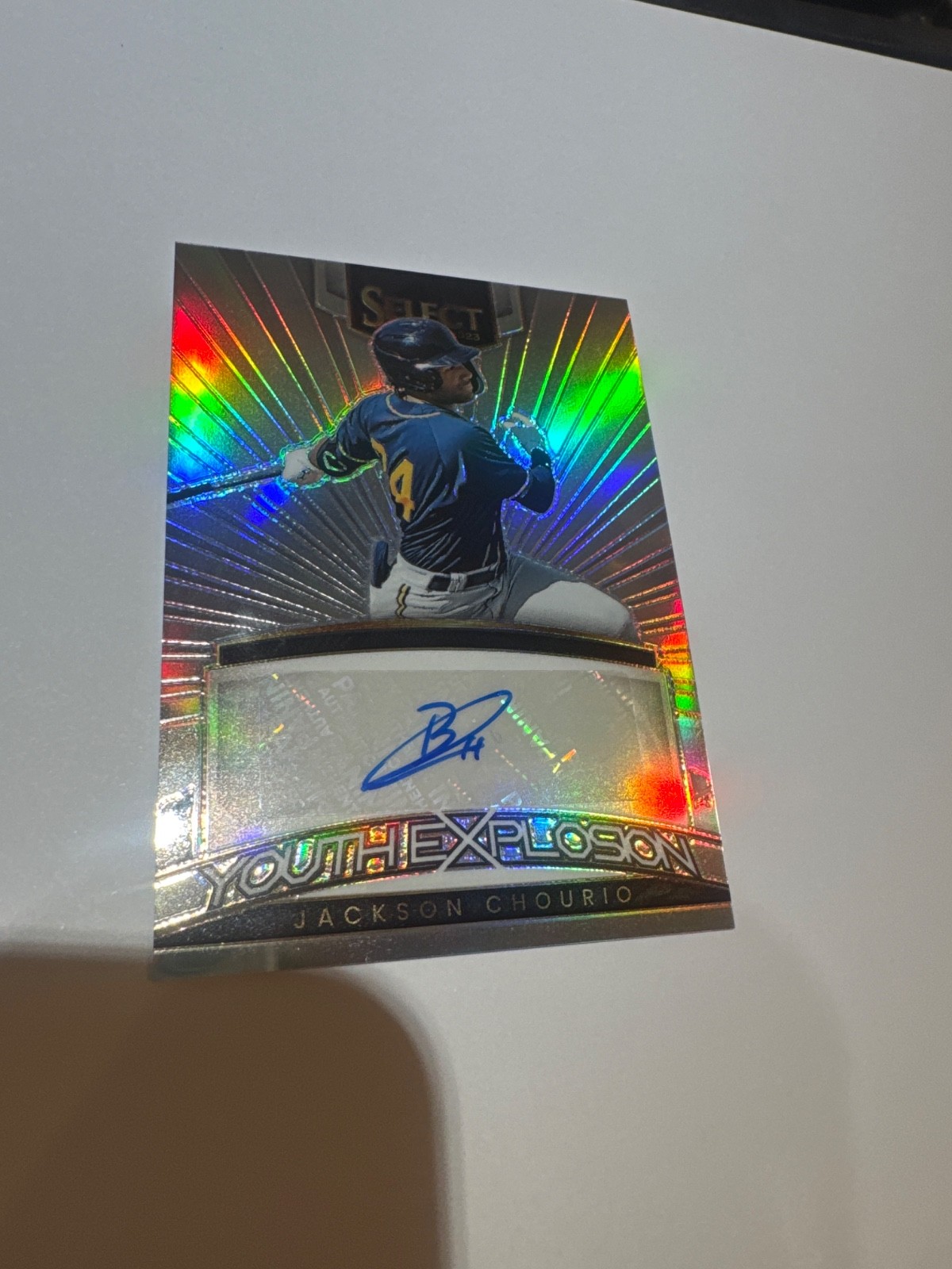 2023 Panini Select – Youth Explosion Signatures Jackson Chourio #YES-JC…