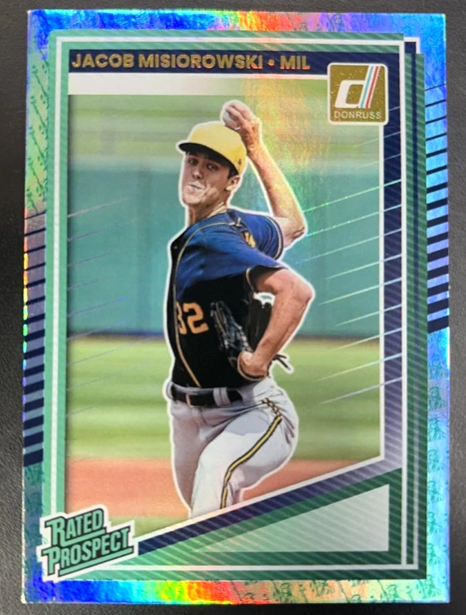 ⚾⚾2025 Panini JACOB MISIOROWSKI LAZAR Refractor Top Prospect RC ⚾⚾