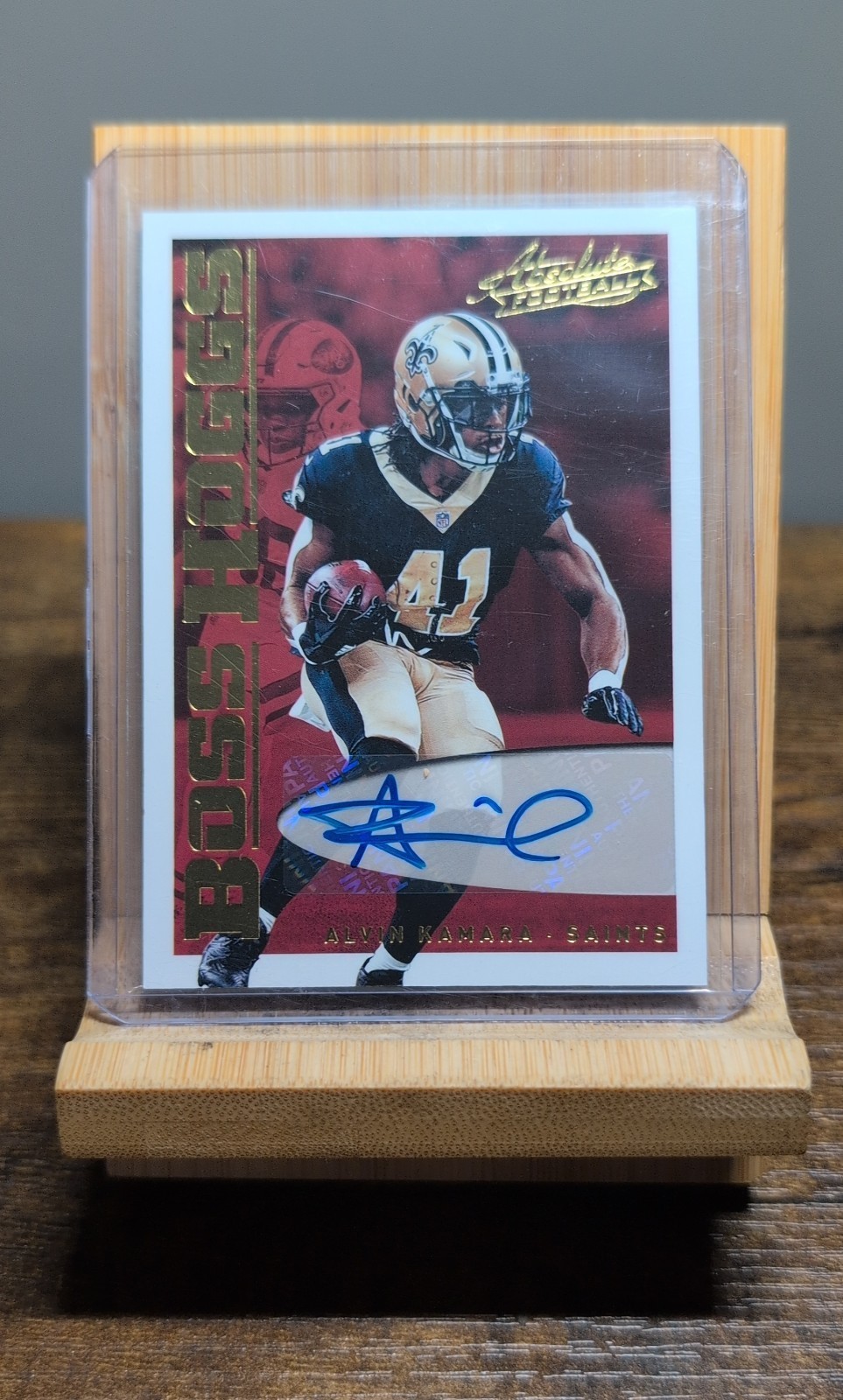 2018 Panini Absolute – Boss Hoggs Autographs Alvin Kamara #BH-AK (AU)